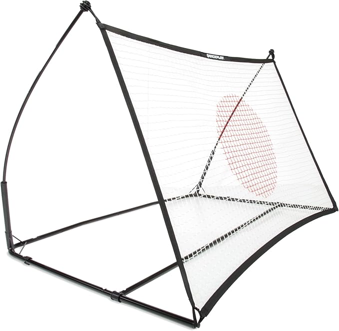 QUICKPLAY Spot Target Soccer Rebounder | Weather-Resistant Rebound Net with Carry Bag | Great for Passing, Receiving, and Trapping Practice | Ideal for Team or Solo Training