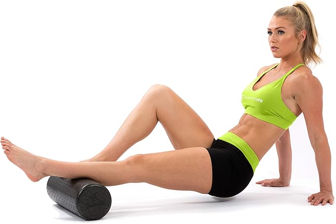 ProsourceFit High Density Foam Rollers 36 - inches Long,Firm Full Body Athletic Massage Tool for Back Stretching, Yoga, Pilates, Post Workout Muscle Recuperation