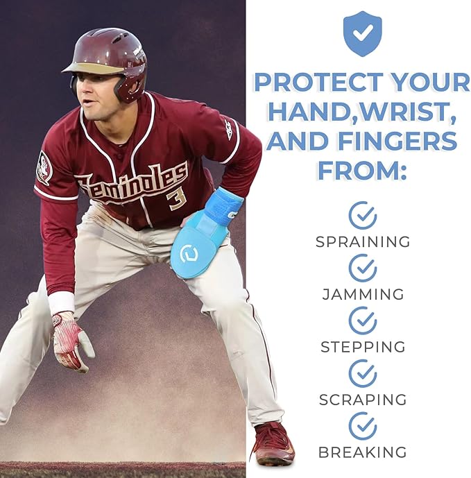 Gracfulcub Baseball Sliding Mitt, Baseball Glove Softball Guard, Ergonomic Design Protecting Fingers for Basic Base Running