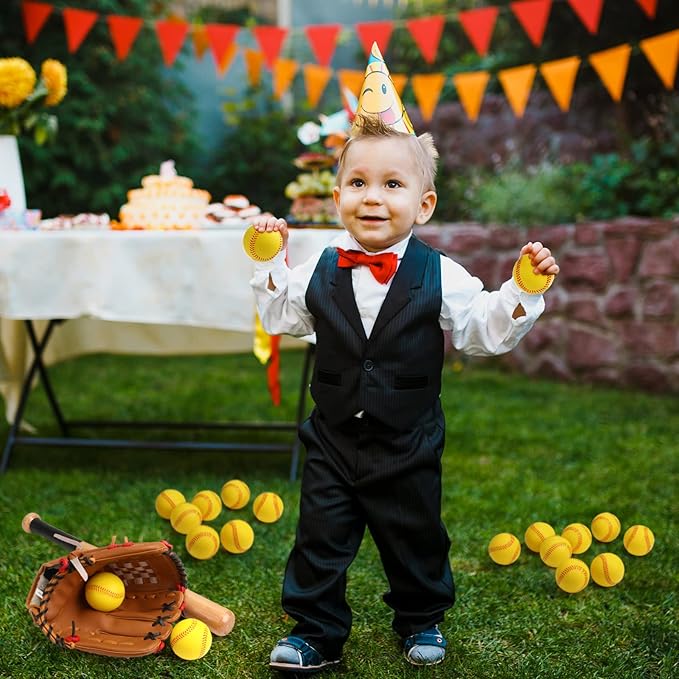 Outus 24 Pcs Foam Training Baseball Sports Soft Foam Baseball Teenager Practice