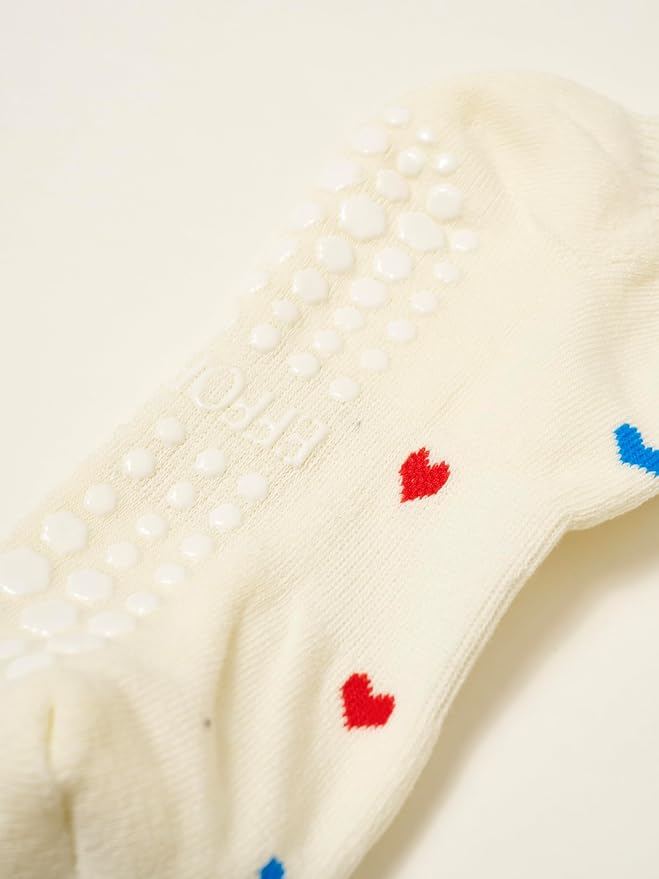 Crew Half Calf Grip Socks, Cutest Fruits Pilates Socks, Ruffle socks, Non-Slip, Barre Yoga Fitness