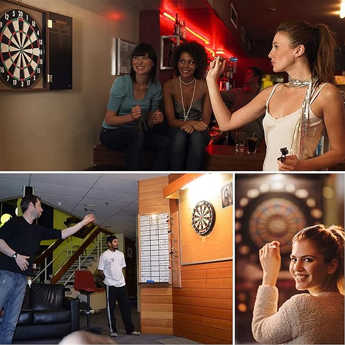 Darts Metal Tip Set Professional Metal Darts for Dartboard Steel Tip Darts with Nonslip Iron Barrel Aluminum Dart Shafts,Extra Flights,Dart Sharpener,Gift Box