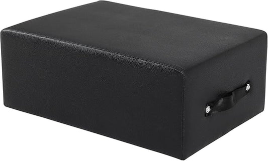 Portable Pilates Sitting Box, Non-Slip Pilates Reformer Sit Box for Home Gym, Pilates Exercise Accessories Suitable for Pilates Boards, Premium Leather and Plywood