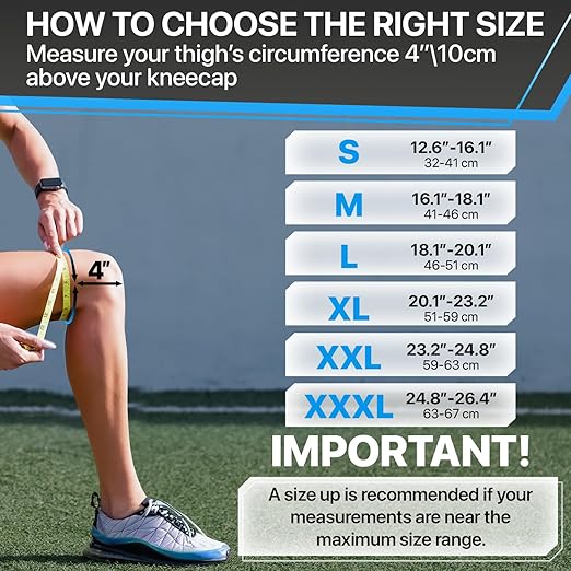 DR. BRACE ELITE Knee Brace with Size Stabilizer (2 Pack) Knee Brace for Women & Men, Workout, Sports, Daily Knee Compression Sleeve for Maximum Knee Pain Support & Fast Recovery (Neptune, X-Large) 2