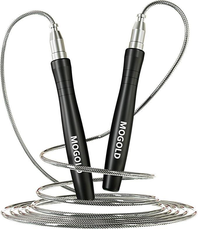 Speed Ropes Jump Rope For Men/Women- Premium Quality Tangle-Free - Self-Locking Screw-Free Design - Speed Ropes for Boxing/Crosffit/Double-Unders - Skipping Rope for Workout & Home Exercises