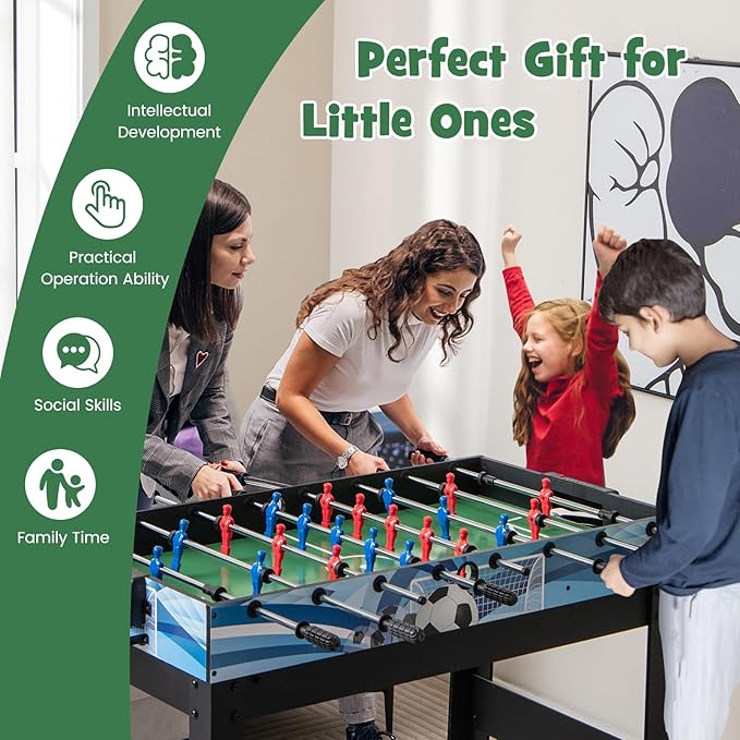 Giantex 14-in-1 Multi Game Table, Combination Game Tables with Foosball, Hockey, Basketball, Ping Pong, Pool, Chess, Bowling, Checkers, Shuffleboard, Combo Game Table Set for Adults Kids