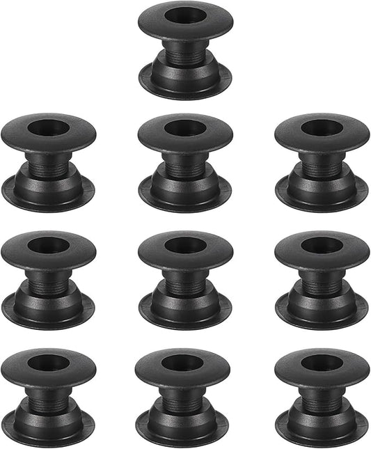Kisangel 10Pcs Table Foosball Bushings Rods, Football Table Machine Bearings Foosball Bearing Rods Washer Pads for Replacement Parts