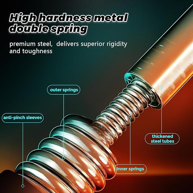 Twister Arm Trainer for Men & Women, 66-110lb Adjustable Chest Workout Equipment for Arms, Chest Muscle Trainer , Detachable Muscle Trainer for Home Gym with Resistance Band