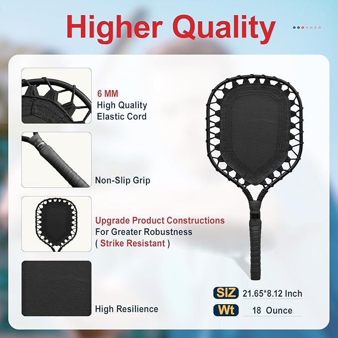 Fungo Racket Baseball for Fly Balls: XXSJ Softball Training Equipment for Coaches and Parents - Practice Hitting Grounders Line Drives Pop Flies