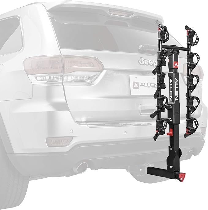 Allen Sports Premier Locking Quick Release 5-Bike Carrier for 2 in. Hitch, Model QR555