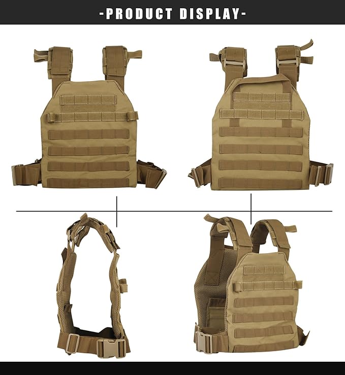 Weighted Vest for Men and Women Weight Vests Adjustable Strength and Endurance Training Fitness Tactical Running