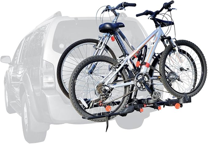 Allen Sports Easy Load Deluxe 2-Bike Hitch Rack, Model XR200, Black