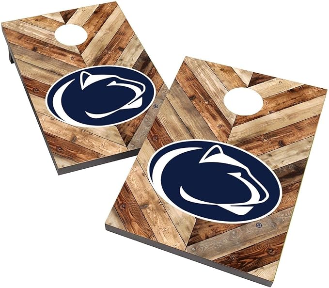College Team Cornhole Boards, 2x4 Bag Toss Game Set, Officially Licensed Cornhole Game, Perfect for Tailgates
