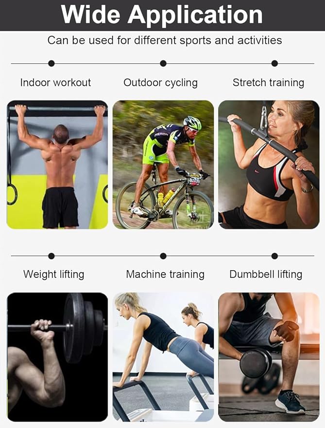 Workout Gloves for Men Workout Gloves Women, Wristband Weight Lifting Glove Breathable, Silicone Anti-Slip Weightlifting Glove Gym Accessories