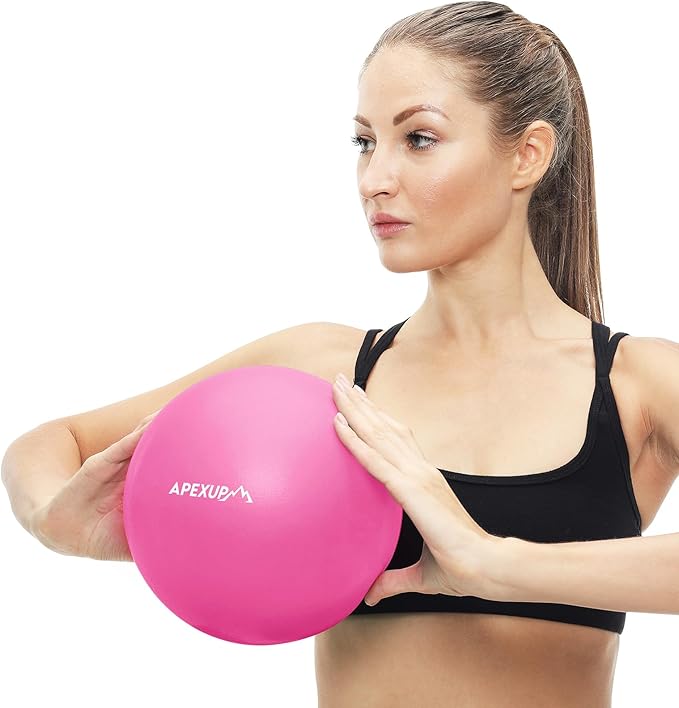 APEXUP Yoga & Pilates Ball - Anti Slip Heavy Duty Gym Ball for Fitness, Balance & Core Workout