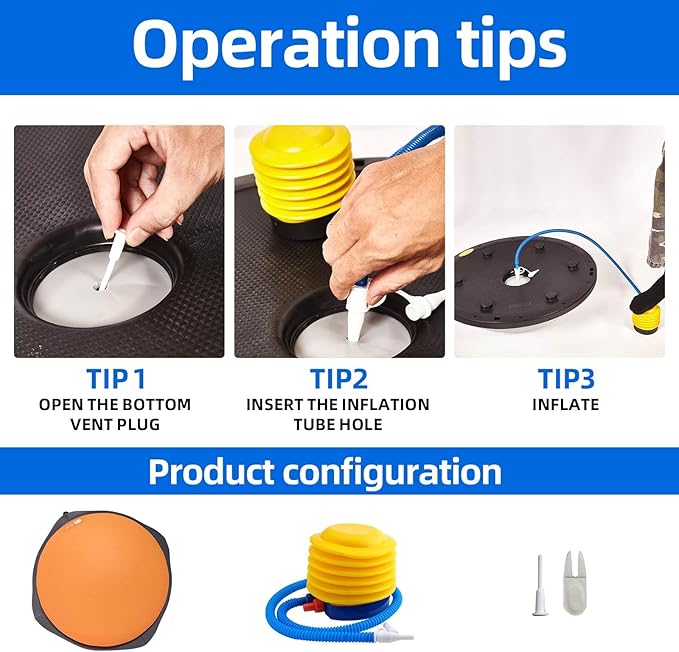 Balance Ball Home Workout Equipment, 27.5/31.5 inch Exercise Ball Balance Trainer, Stability Ball for Exercise, Half Balance Ball Strength Training Equipment for Cardio and Core Training