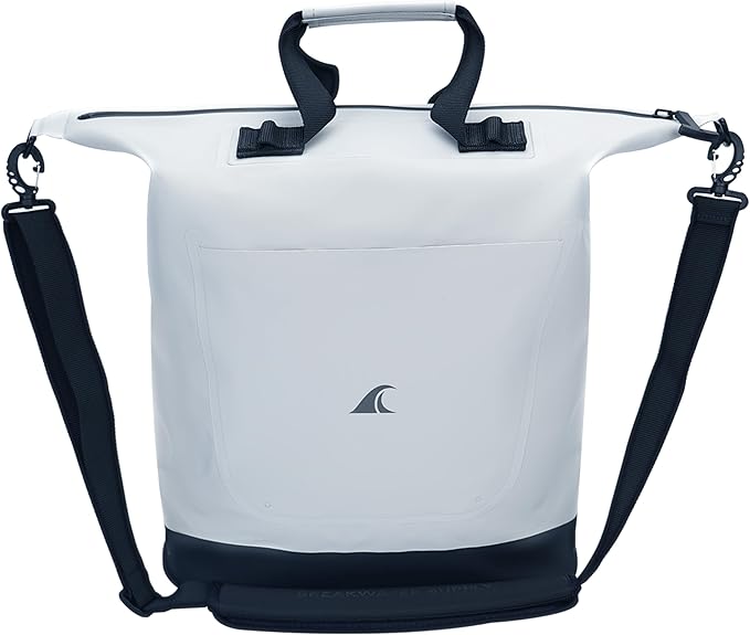 Breakwater Supply™ Waterproof Utility Tote Travel Bag with Shoulder Strap & Zipper | IP68 Ocean-Grade | Sandproof | Riverton