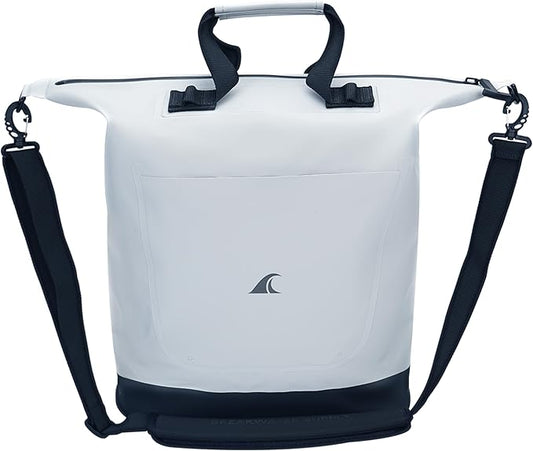 Breakwater Supply™ Waterproof Utility Tote Travel Bag with Shoulder Strap & Zipper | IP68 Ocean-Grade | Sandproof | Riverton