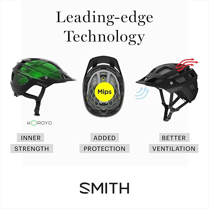 SMITH Session MTB Cycling Helmet – Adult Mountain Bike Helmet with MIPS Technology + Koroyd Coverage – Lightweight Impact Protection for Men & Women – Adjustable Visor