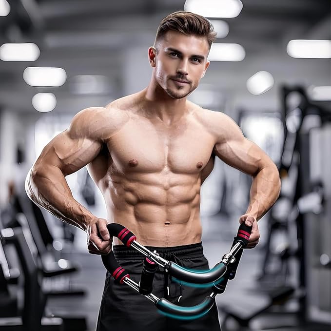 Twister Arm Trainer, Strength Training Wrist & Forearm Strengtheners Arm Exercise Equipment, Chest Workout Equipment, Portable Spring Resistance for Home and Gym