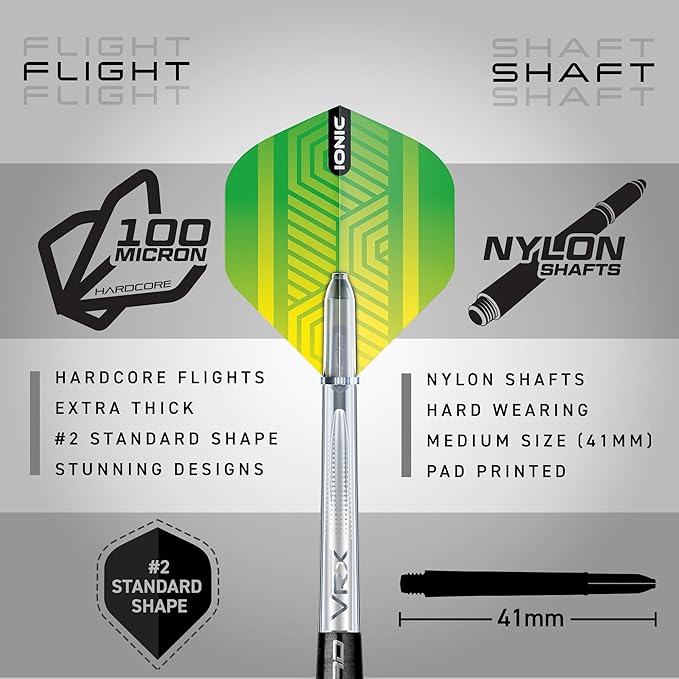 Red Dragon Freestyle 90% Tungsten Steel Darts with Flights and Stems
