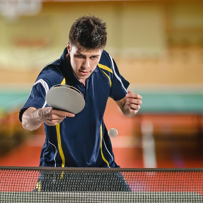 Senston Ping Pong Paddles with Carry Case, Pro Table Tennis Paddle Set of 2 with 3 Ping Pong Balls Indoor/Outdoor Play