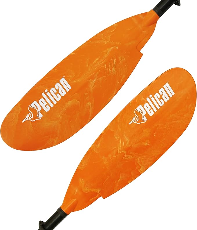 Pelican - Poseidon Paddle - Aluminum Shaft with Reinforced Fiberglass Blades - Lightweight, Adjustable Kayaks Paddles - Perfect for Kayaking Boating