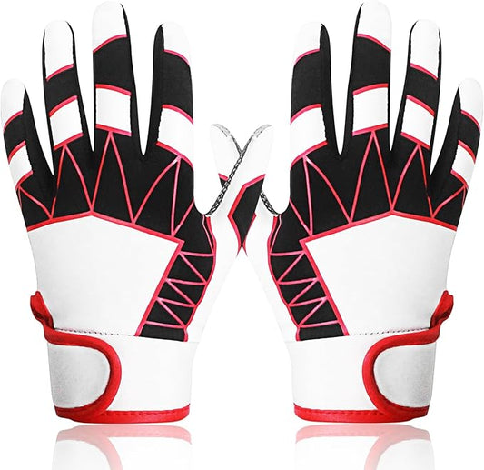 Youth Baseball USA Flag Glove American Flag Batting Gloves Comfortable Fit Breathable Durable Lightweight Design Junior Training Batting