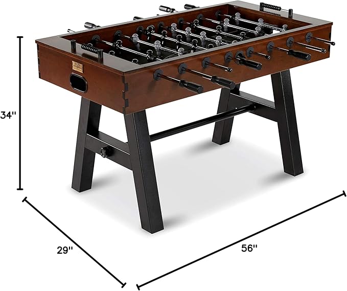 Barrington Foosball Multiple Styles Soccer Foosball Tables, Durable & Stylish Designs with Tabletop Sports Soccer Balls, Perfect for Family Game Rooms
