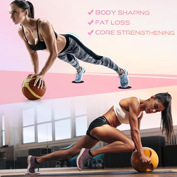 Set of 6 Style Pilates Home Equipment Set Pilates Essential Kit Workout Accessories 14 Magic Circle Mini Exercise Ball Yoga Strap Silicone Tension Strip Tension Band Sliding Plate