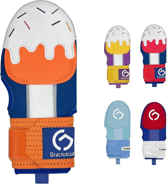 Gracfulcub Baseball Sliding Mitt, Baseball Glove Softball Guard, Ergonomic Design Protecting Fingers for Basic Base Running