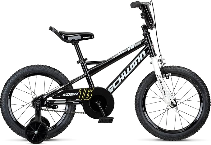 Schwinn Elm and Koen Bike or Balance Bike, 12-20 Inch Bike for Kids Ages 2-13, Black, Blue, Red, Teal, Pink or Purple, SmartStart Ergonomic Design, Adjustable Seat Grows with Child, Training Bicycle