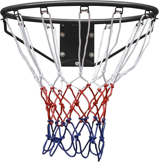 Basketball Folding Hoop, Basketball Net,All-Weather Basketball Net, Wall Hanging 18"