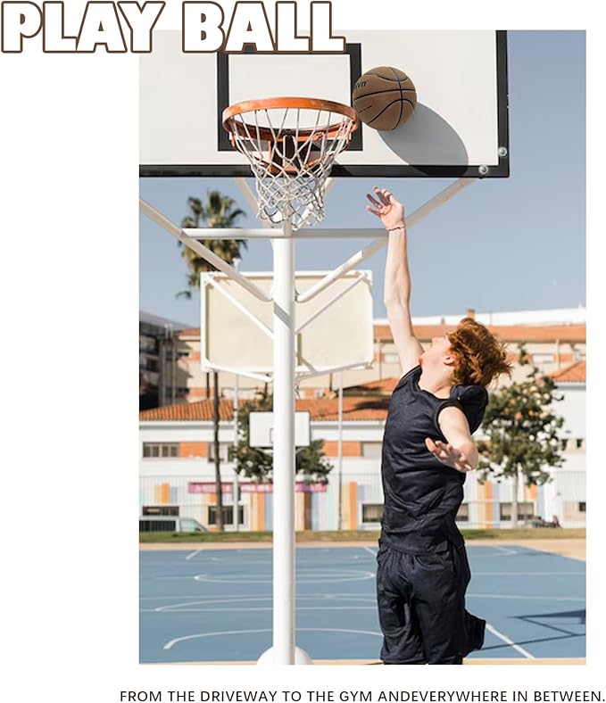 Size 7 Basketball Official Game Ball- Non-Slip,Wear-Resistant,High Bounce,29.5 Inch Indoor/Outdoor Leather Basketballs for Men & Youth, Perfect Grip & All-Weather Performance