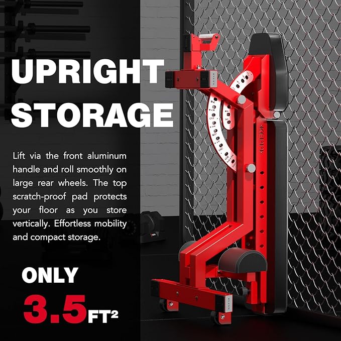 KeppiFitness Weight Bench - 1500LBS Capacity Workout Bench, 17” Bench Press Height, 11+8 Adjustable Weight Bench with Flat/Incline/Decline Angle and Vertical Storage - Bench6000 Series