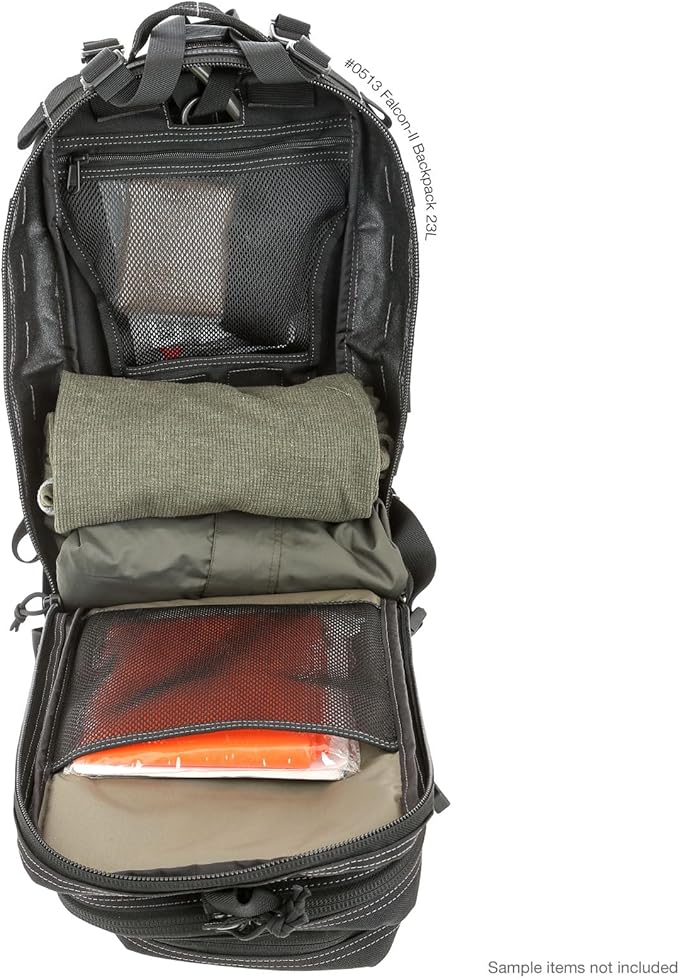 MAXPEDITION Falcon-II Backpack, 23L Tactical Backpack, Survival Pack, Bug Out Bag, MOLLE Go Bag for EDC, 0513