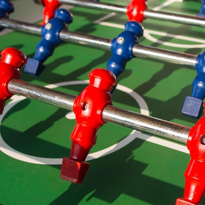 Marsrut 26pcs Foosball Replacement Players, Foosball Men Table Parts, Plastic Soccer Player Guys Set for Football Table (13 Red, 13 Blue)