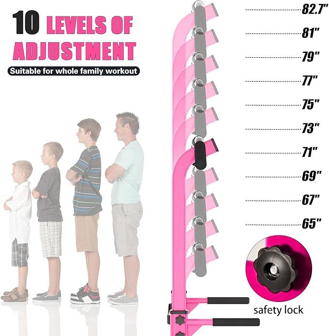 soges Power Tower Pull Up Bar Station, Free Standing Pull Up Rack Dip Station for Home Gym, Height Adjustable Home Strength Training Fitness Workout Equipment