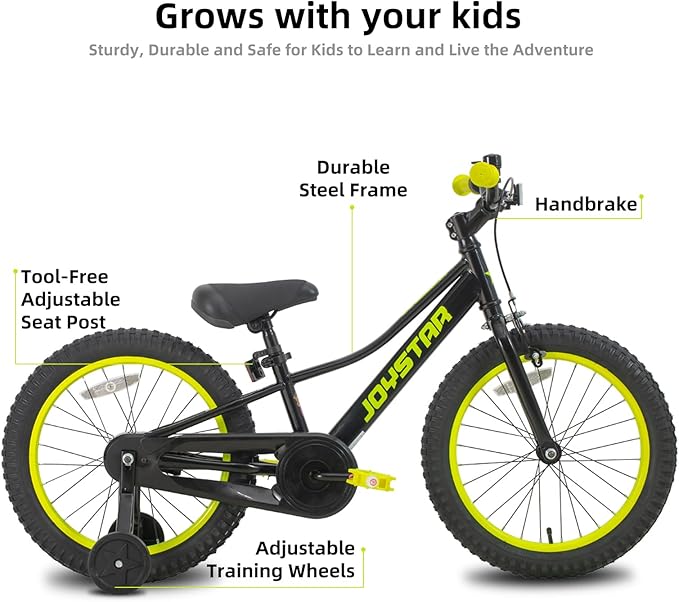 JOYSTAR NEO 20 Inch Kids Bike for Ages 6-10 Years Old Boys & Girls, 20 Inch Wheels Kids Mountain Bike with Training Wheels & Handbrake, Kids' Bicycles, Multiple Colors