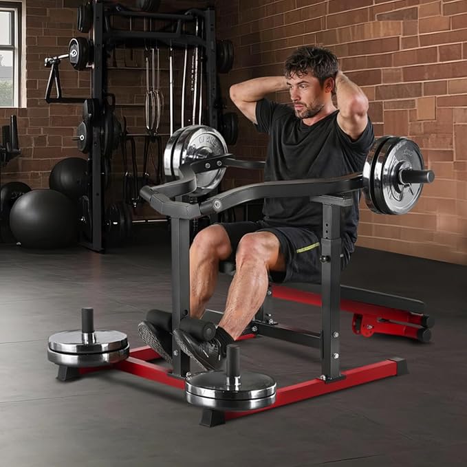 VEVOR Chest Press Machine, Bench Press Set, Adjustable Flat Incline Bench with Independent Converging Arms, Upper Chest Equipment, Fitness Home Gym Equipment Chest