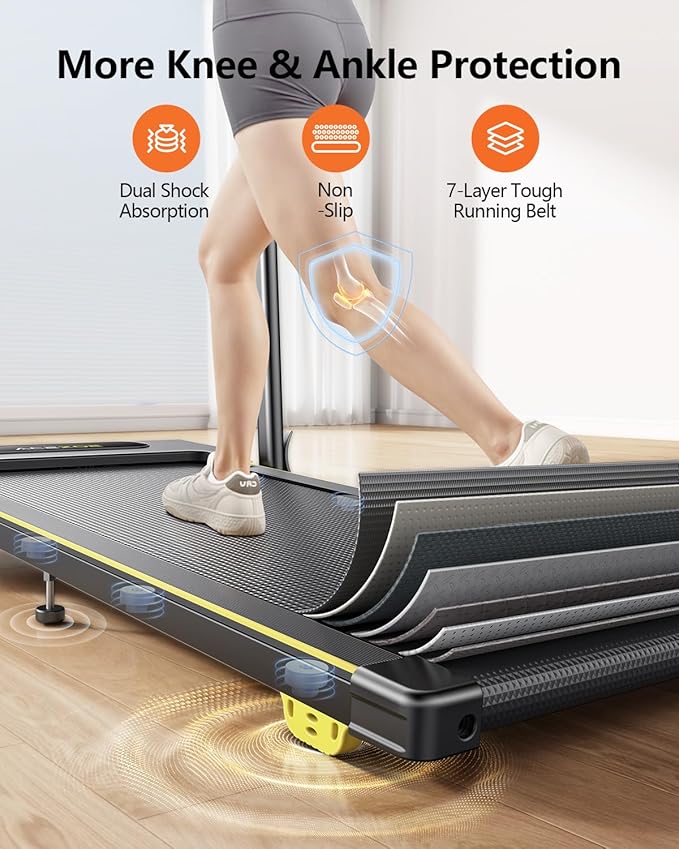 3 in 1 Under Desk Treadmill with Incline, Walking Pad with Removable Desk Workstation, Adjustable Height for Different Need, 300lbs Capacity, Foldable Compact for Home Small Office