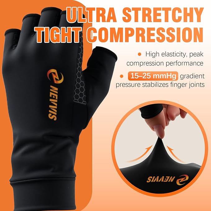 Compression Gloves Women Men, Arthritis Gloves for Women for Pain, Carpal Tunnel, Swelling Edema, Tendonitis...1 Pair