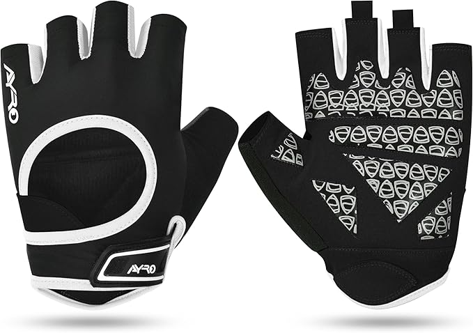 AYRO Breathable Weight Lifting Gym Workout Gloves with Extra Grip for Men & Women, Exercise Gloves with Full Palm Protection, Removal with Durable Closure, for Weightlifting