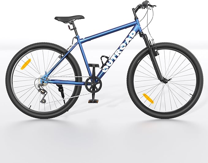 Outroad 26 Inch Comfort Mountain Bike,1-Speed/High-Carbon Steel Adult Bike with V Brakes, Adjustable Ergonomic Seat Bicycle for Men and Women