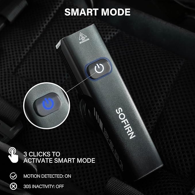 Bike Lights for Night Riding - Sofirn BS01 Super Bright Bike Headlight, USB C Rechargeable, IP65 Waterproof Front Bike Light Gift for MTB Day Night Riding Urban Cyclists, with Quick Release Bracket