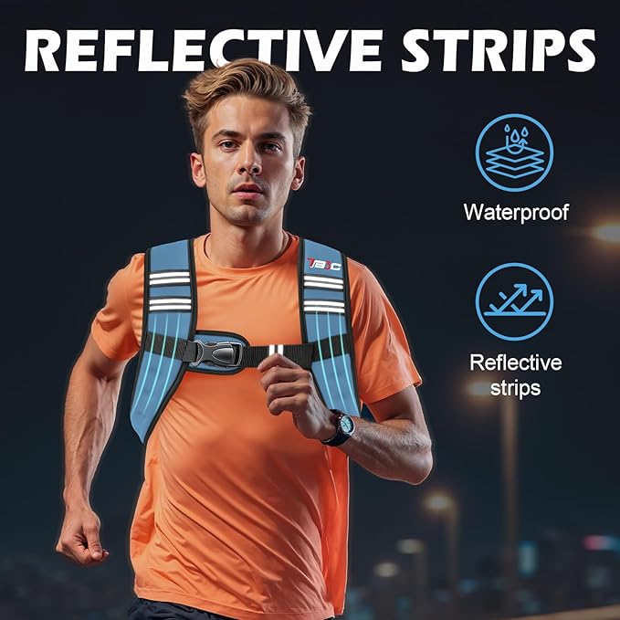 Weighted Vest Woman, 6 LB Womens Weight Vest for Walking, Strength Training Weight Vests for Men, Reflective Stripe Fitness Vest for Workout Running Jogging