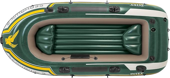 INTEX 68347EP Seahawk 2 Inflatable Boat Set Capacity