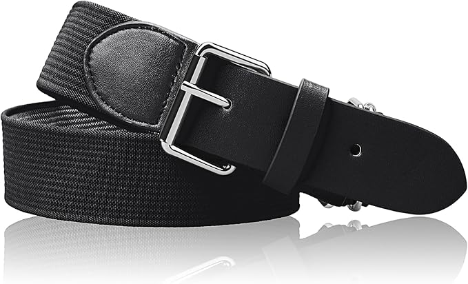 Stelle Baseball/Softball/Fastpitch Belt Girls Sports Elastic Adjustable Boys Uniform Belts Youth and Adult Sizes