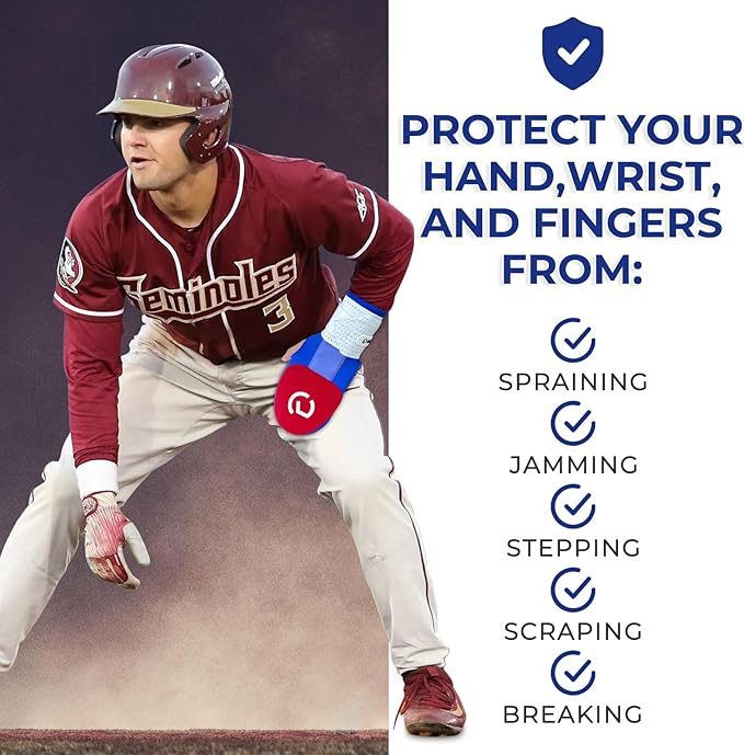 Gracfulcub Baseball Sliding Mitt, Baseball Glove Softball Guard, Ergonomic Design Protecting Fingers for Basic Base Running