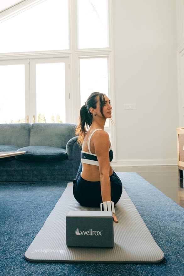 Supportive Yoga Block Non-Slip EVA for Yoga, Pilates, Stretching, and Meditation (4"x6"x9")
